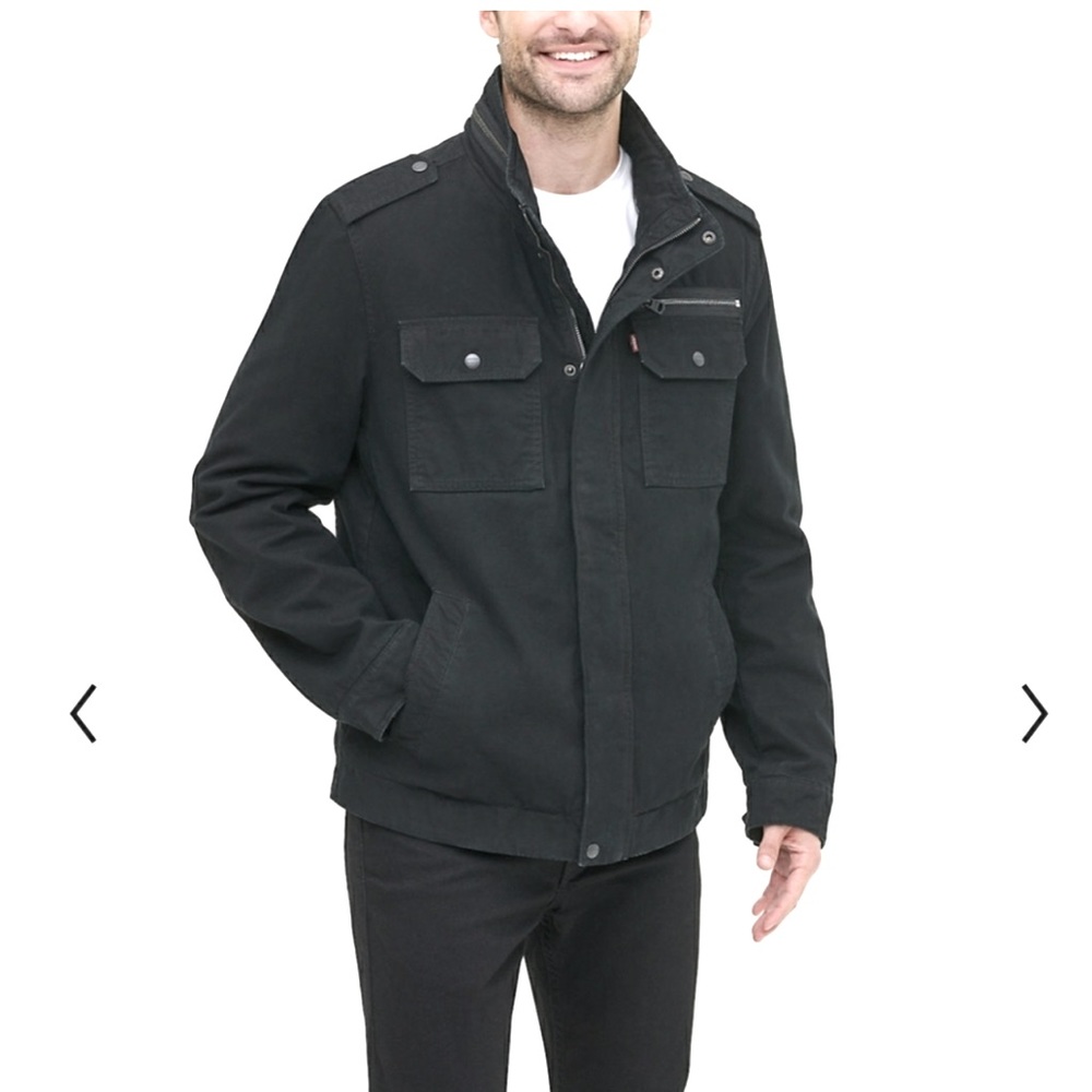 Men's Levi's® Washed Cotton Military Jacket XL